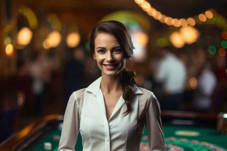 Antarmuka Auto Roulette evosgaming dengan roda virtual dan panel taruhan