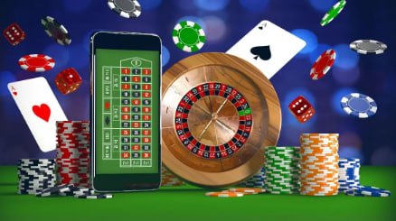 Layar hasil evosgaming menunjukkan tangan pemenang dan pembayaran